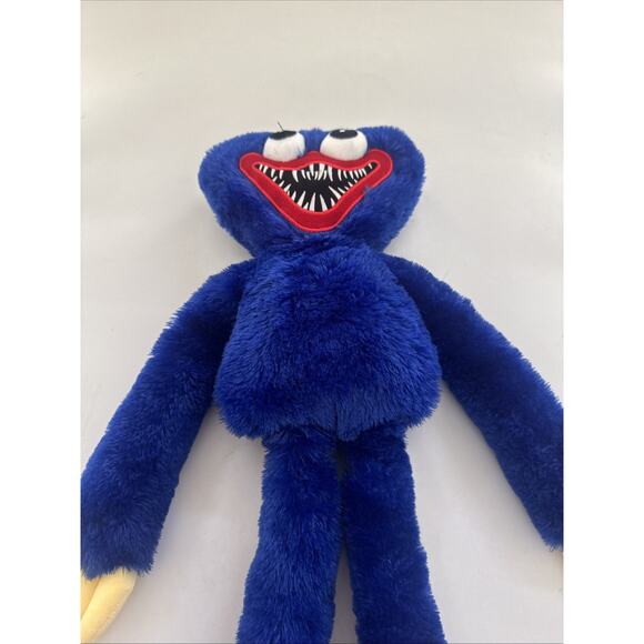 Scary Huggy Wuggy Poppy Playtime Plush Stuffed Animal Soft Toy CLEAN - Picture 4 of 10